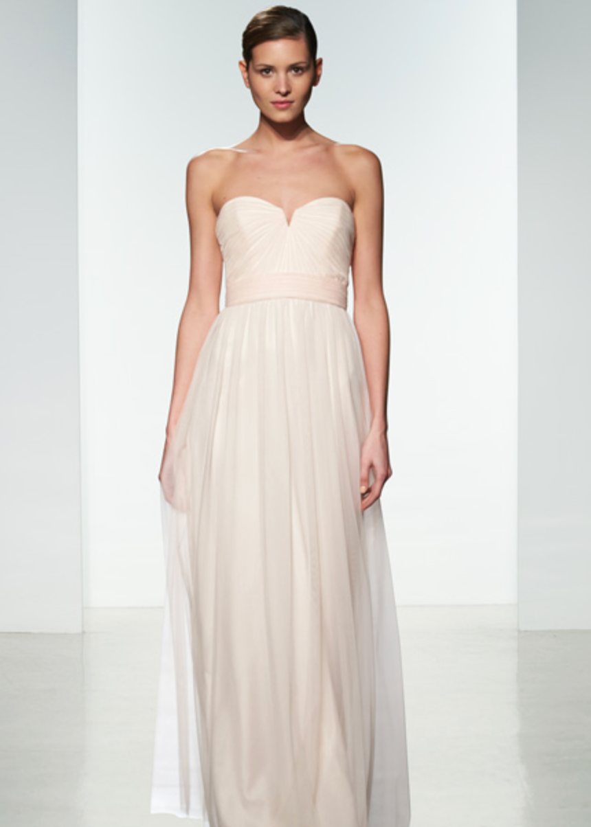 Full body front view of G945U by Amsale