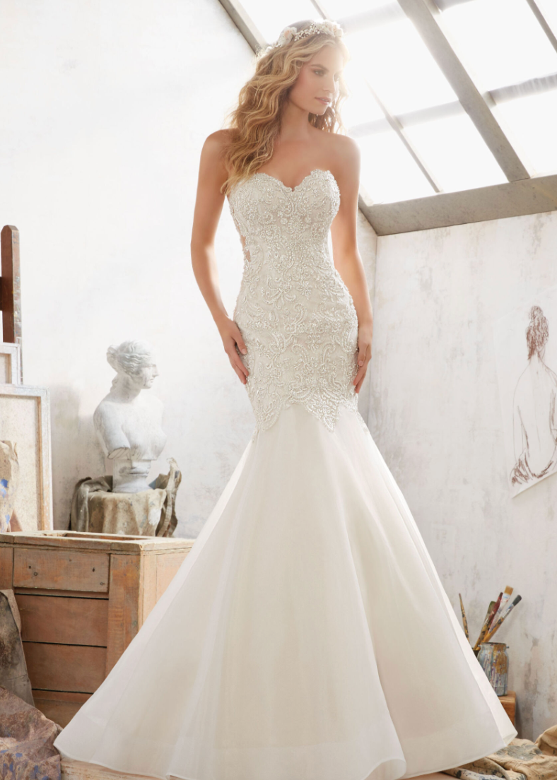 Full body front view of 8120 by Morilee