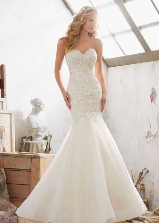 Full body front view of 8120 by Morilee