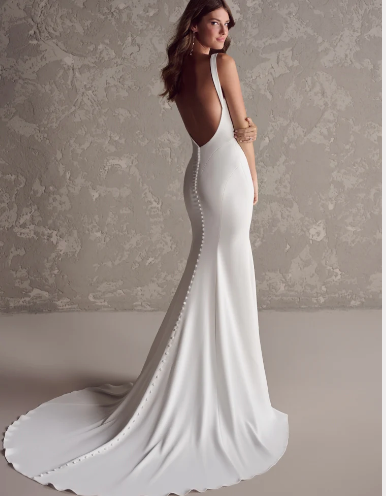 Full body back view of Napa by Maggie Sottero