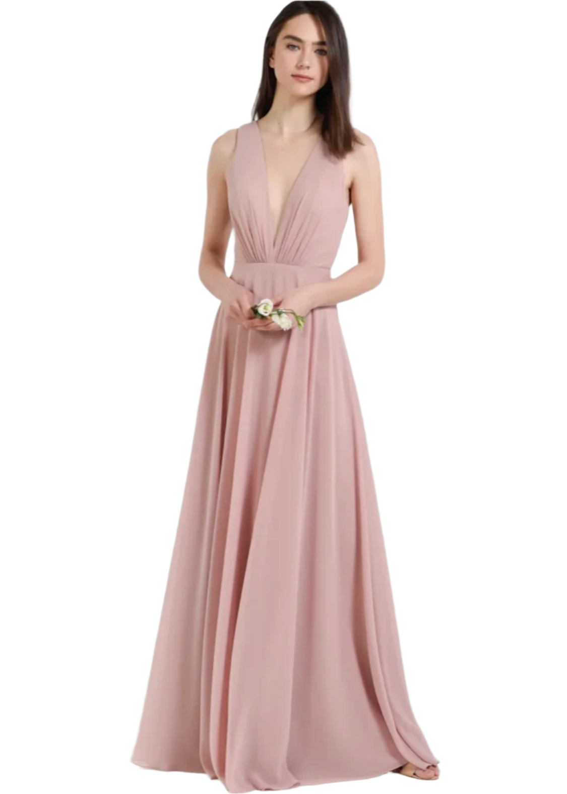 Jenny Yoo - Ryan (Morning Mist 6 & Whipped Apricot 18)