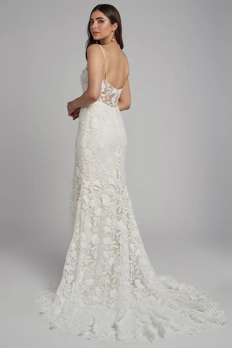 Full body back view of sydney by jenny yoo