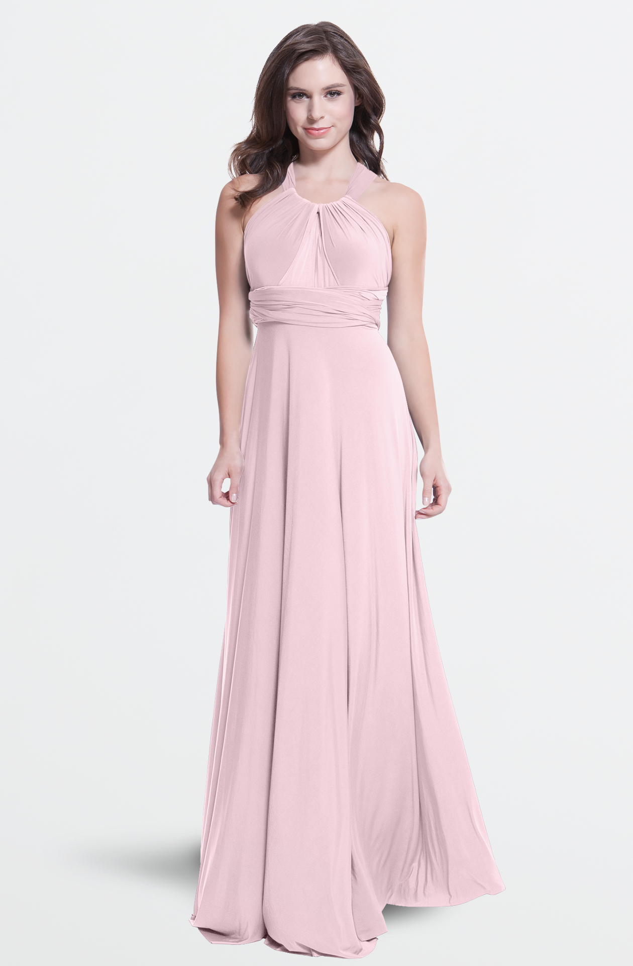 Full body front view of Sakura Maxi - Blush Pink