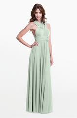 Full body front view of Sakura Maxi - Mint Green