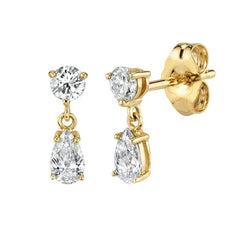 Diamond CZ Dangle Earring