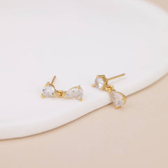 Diamond CZ Dangle Earring