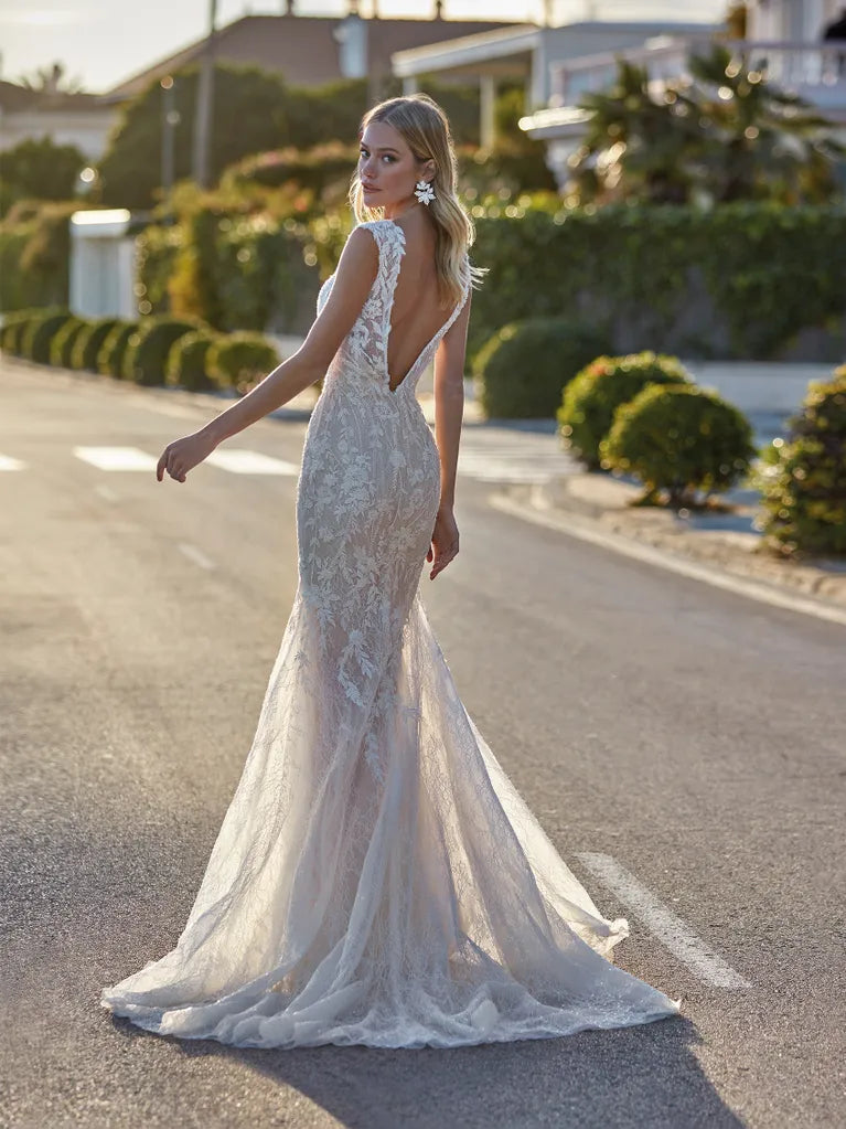 Full body back view of Dianae by Pronovias-St. Patrick 