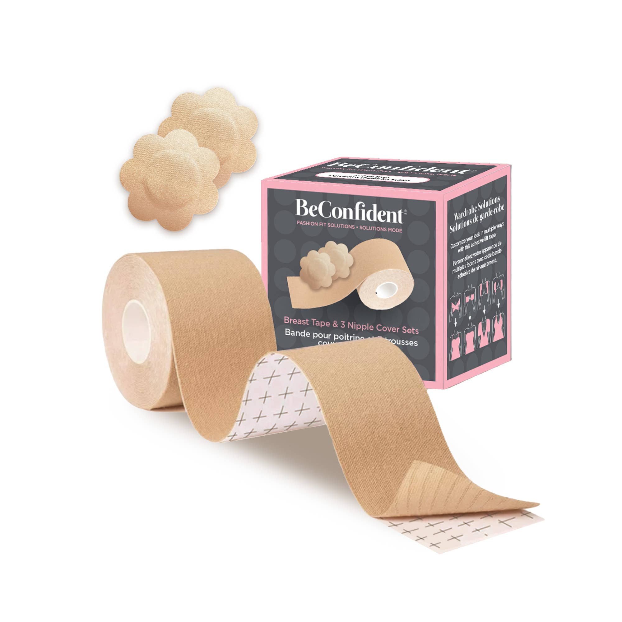 Breast Lift Tape & 3 Discreet Nipple Cover Sets