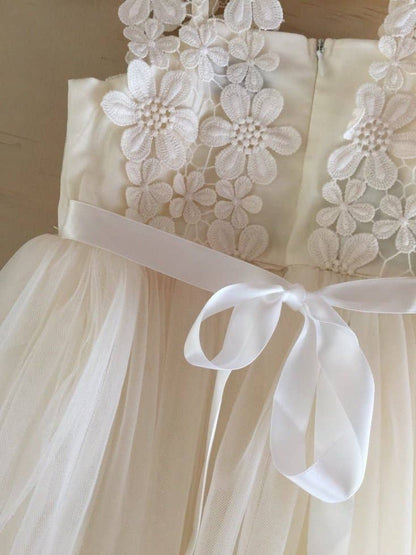 Close up flat lay of the back of The "Layla