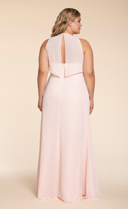 Full body back view of Hayley Paige Occasions - W714