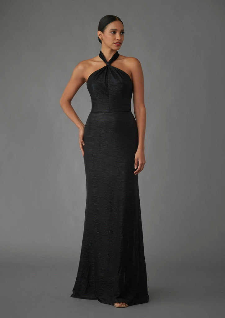 Full body front view of Hayley Paige Occasions - 52261 (Black
