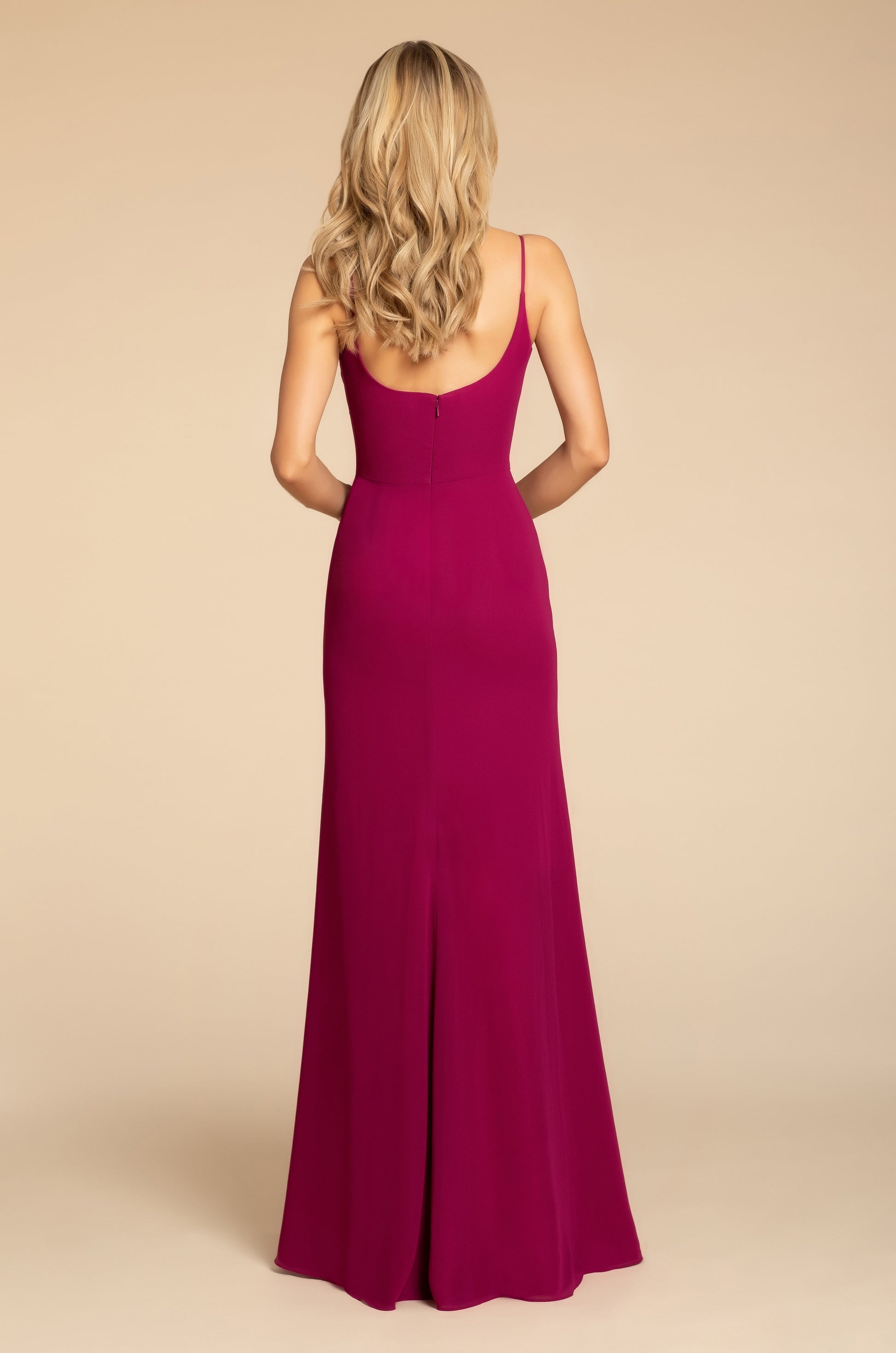 Full body back view of Hayley Paige Occasions - 5910