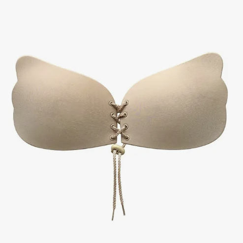Strapless Adhesive Lace Up Reusable Bra | Low Back Wedding Dress Bra NKIN Strapless Adhesive Lace Up Reusable Bra | Low Back Wedding Dress Bra NKIN