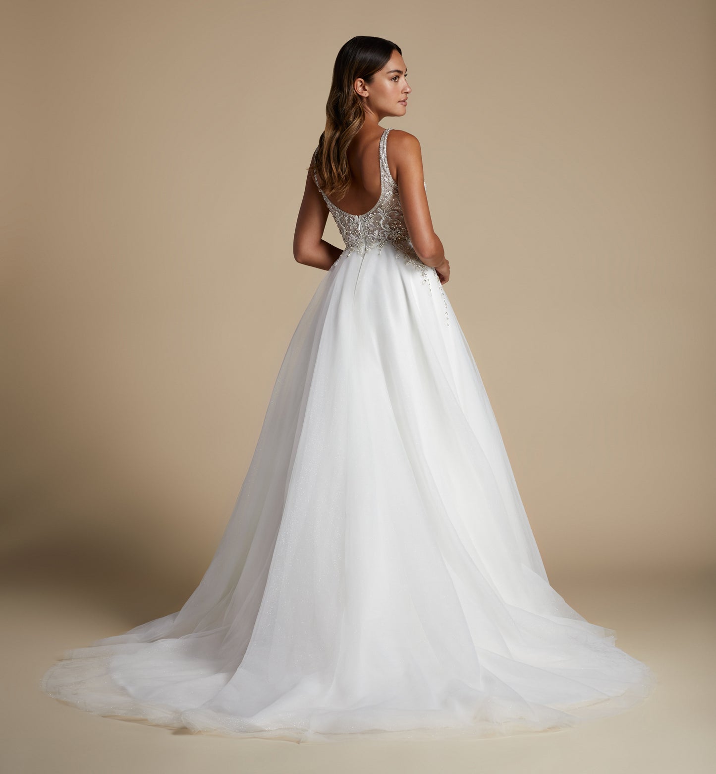 Full body back view of Esme by Lucia by Allison Webb 