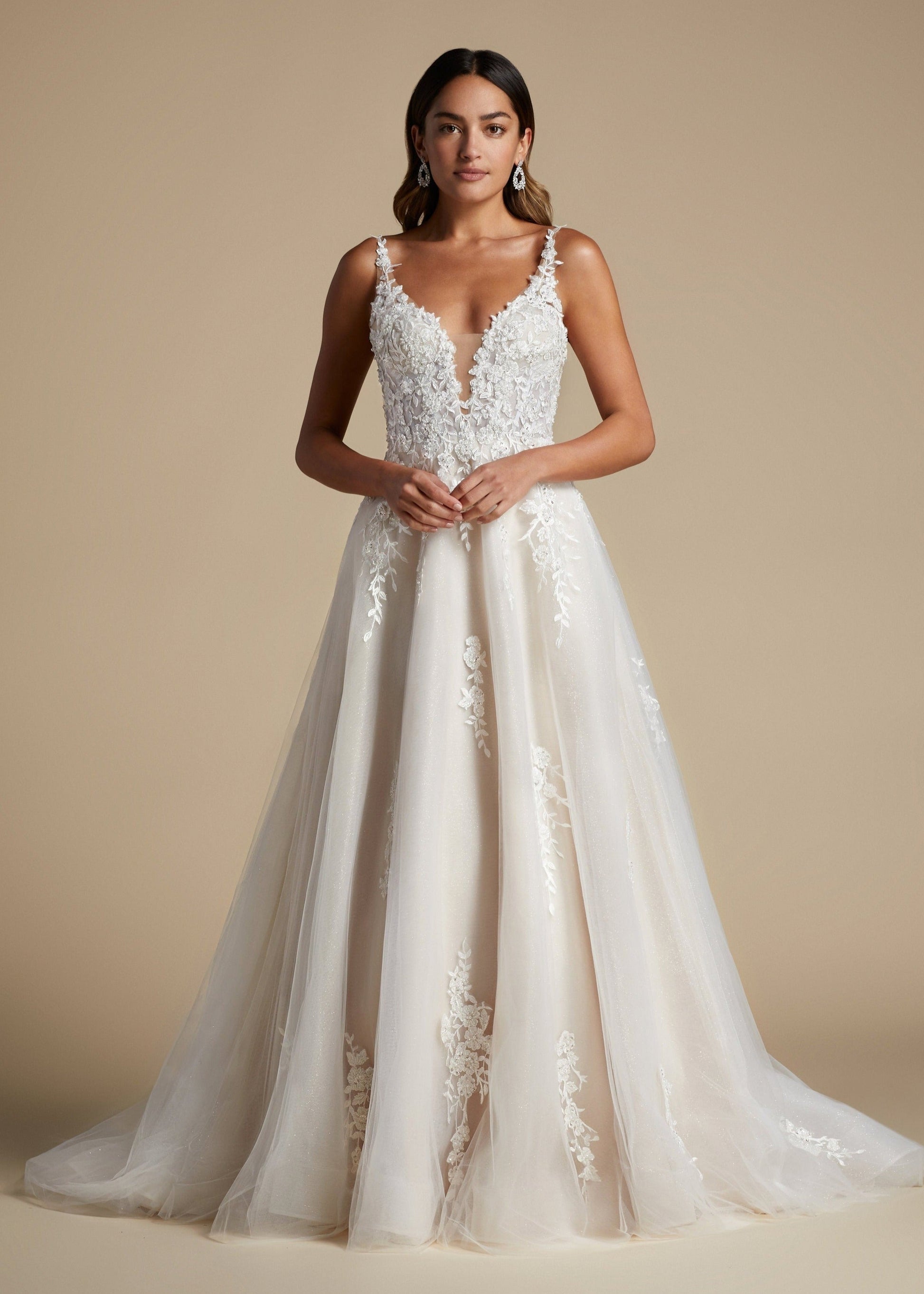 Full body front view of Aurelie by Lucia by Allison Webb