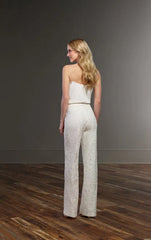 Full body back view of Peyton Pant by Martina Liana