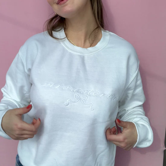 Abby sweater a size small of the mrs embroidered sweater