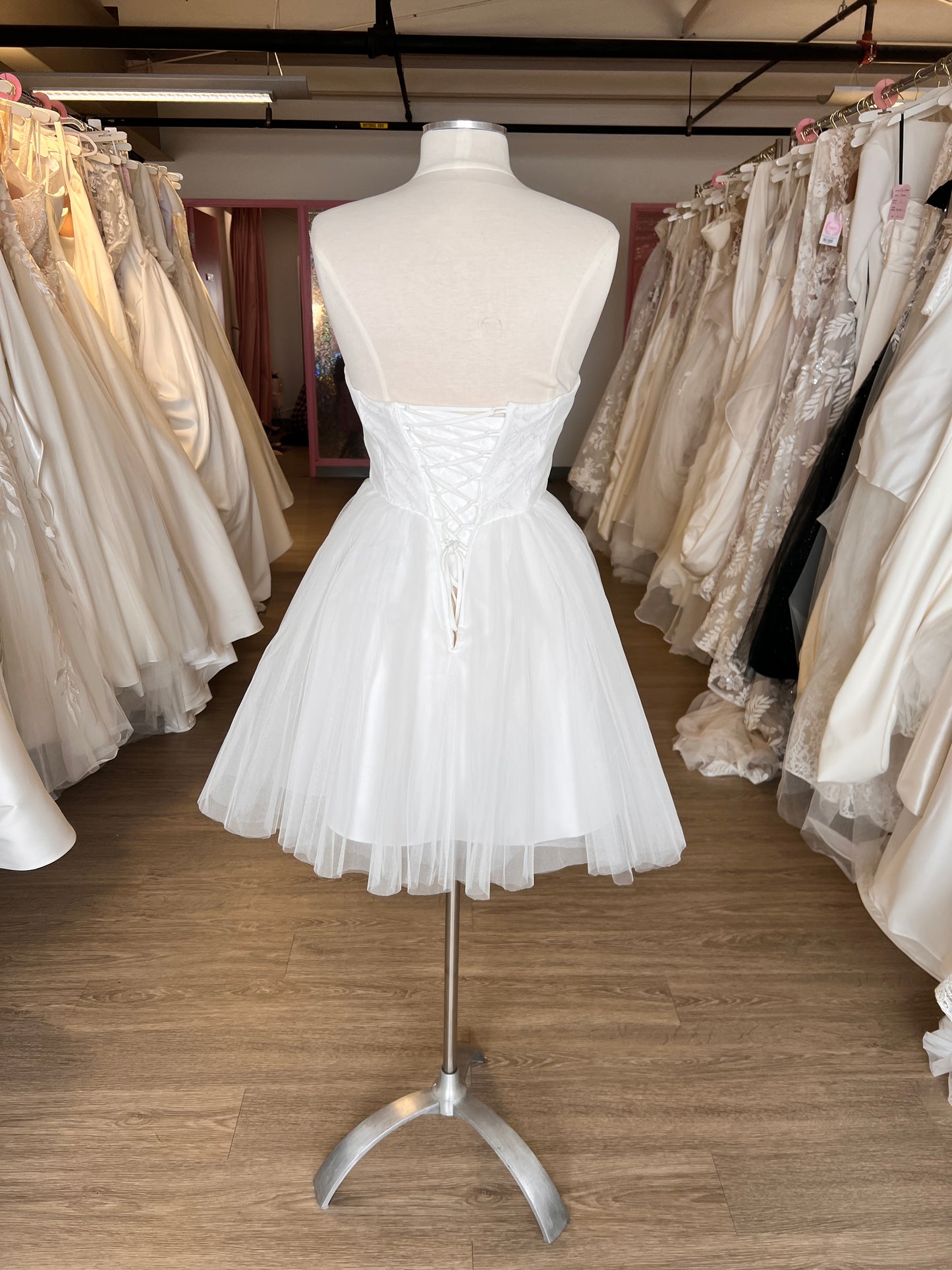 Tulle Strapless Mini (Size 4 & 8)