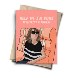 Funny Be My Bridesmaid Card - Funny Wedding Party Card