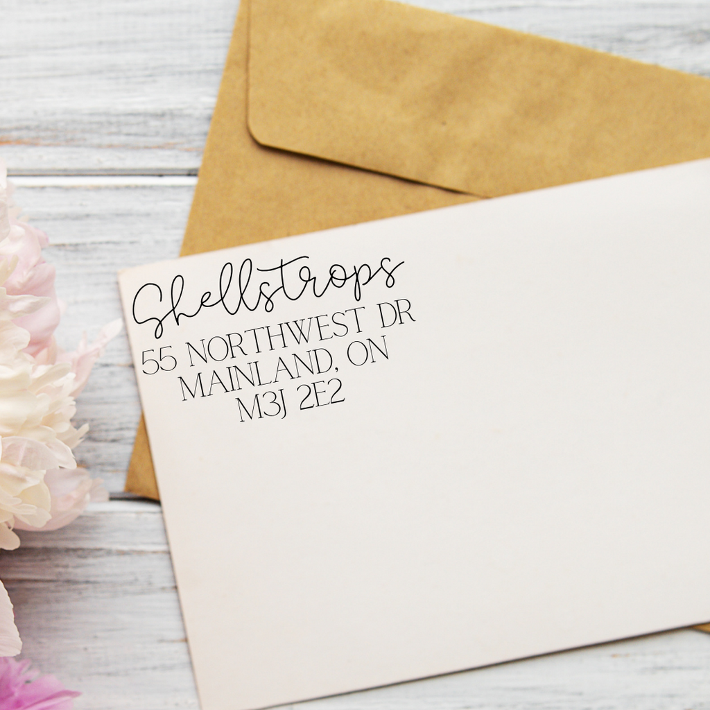 Family Name Handwriting Self-Inking Stamp - NKIN