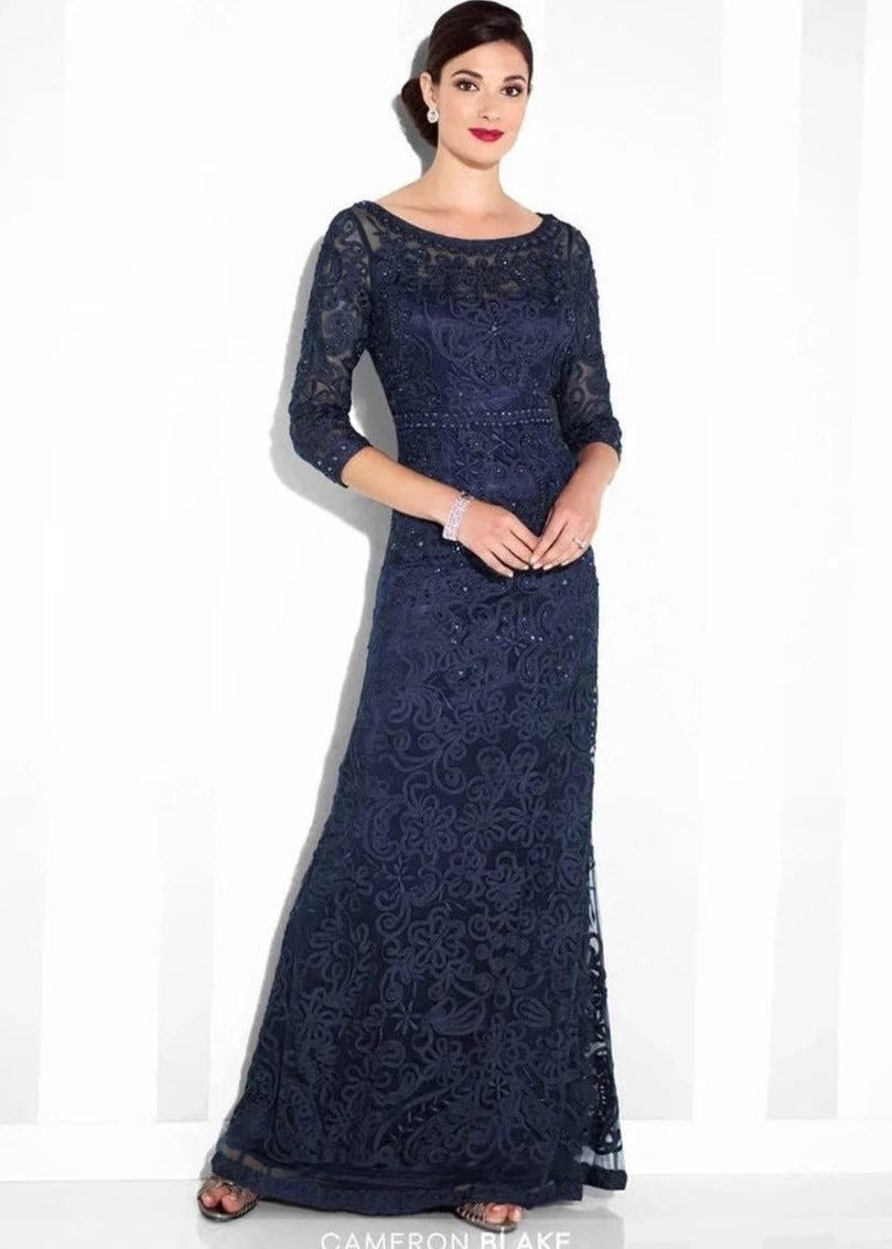 115604SL by Cameron Black by Mon Cheri (Navy Blue 20) - NKIN