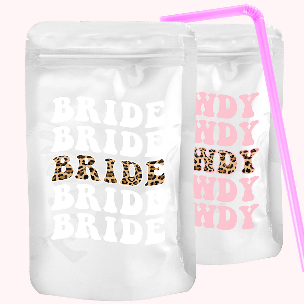 Bride/Howdy Drink Pouches - NKIN