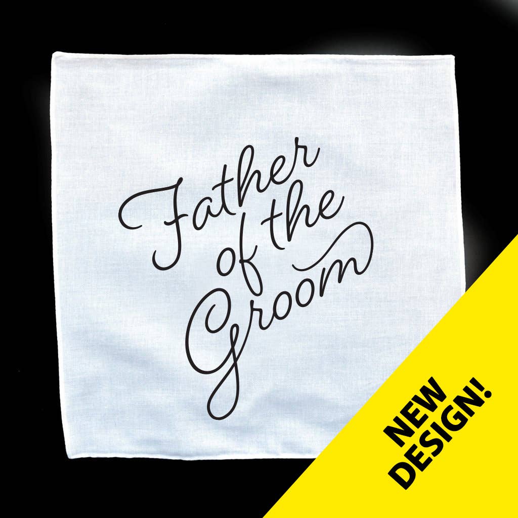 Father Of The Groom Wedding Handkerchief - NKIN