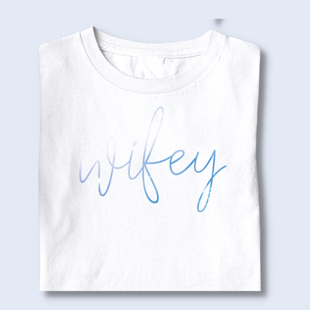 Wifey Galaxy Tee - Bridal Shirt - NKIN