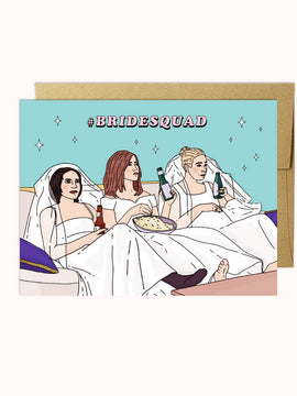 Friends #Bridesquad | Wedding Card