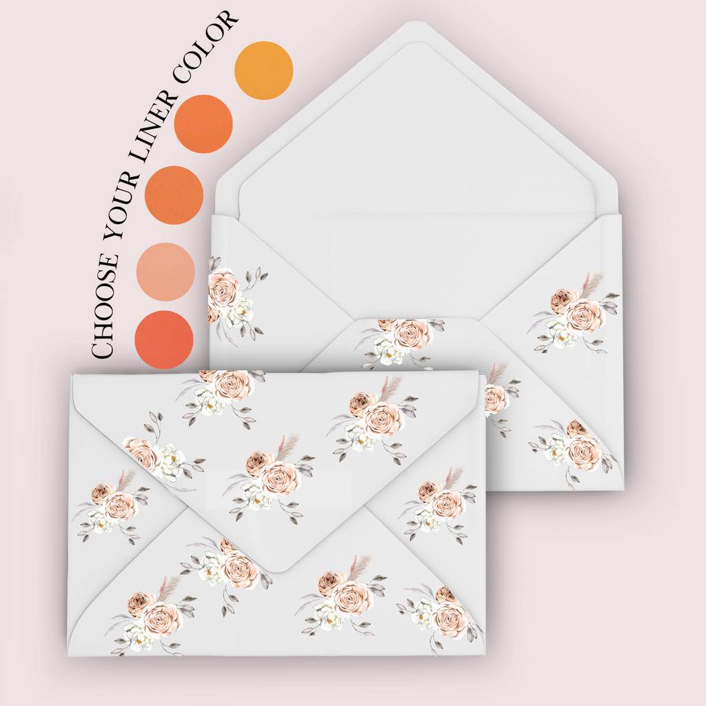Dusky Orange Premium Envelope - NKIN