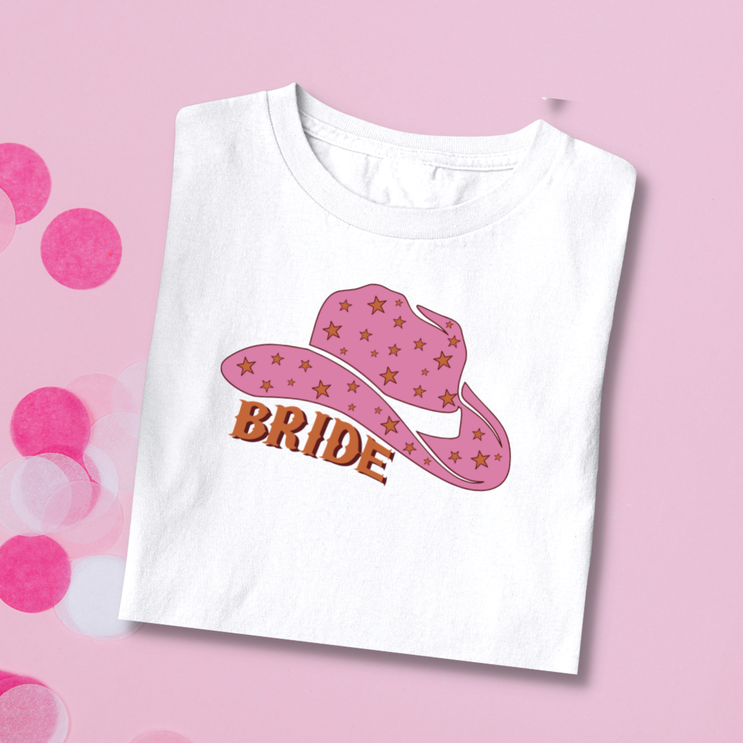 Cowgirl Bride Babe - Bachelorette Party Tee - NKIN