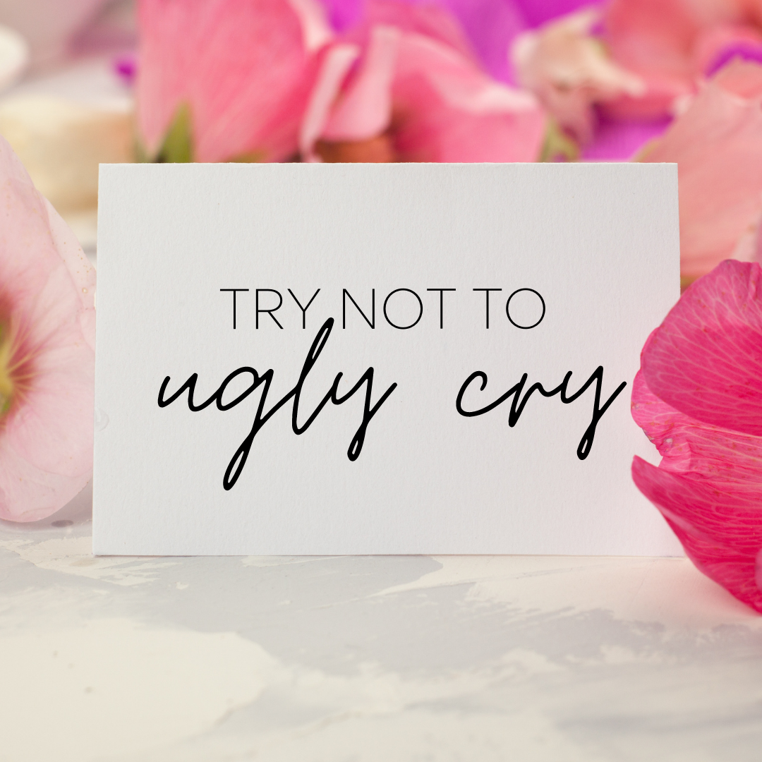 Try Not to Ugly Cry - Bridal Party Card - NKIN