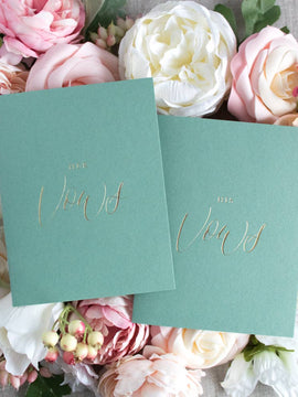 Spring Green Vow Books – Set of 2