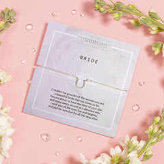 Bride Bracelet Gift Set | Bride Horseshoe Bracelet