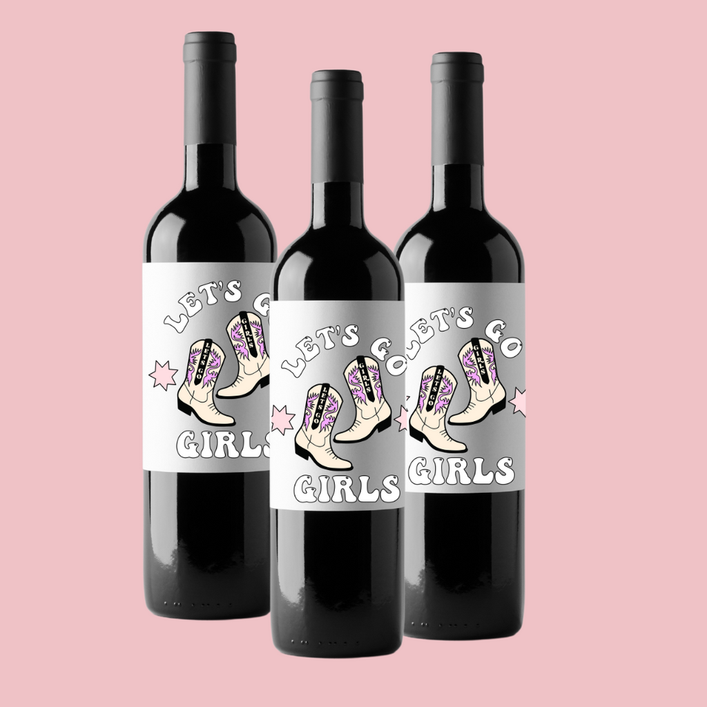 Wine Label - "Let's Go Girls" - NKIN
