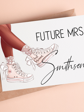 Future Mrs Sneakers Card