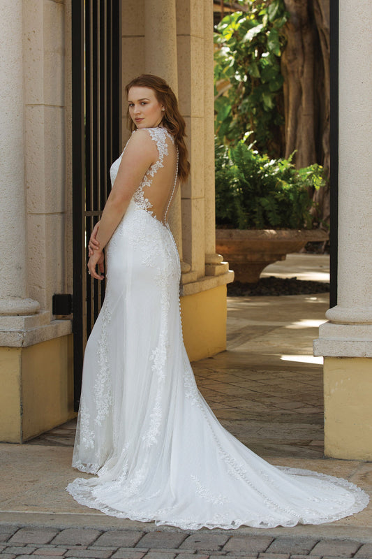 Sincerity Bridal 3913 by Justin Alexander Style (Size 16)