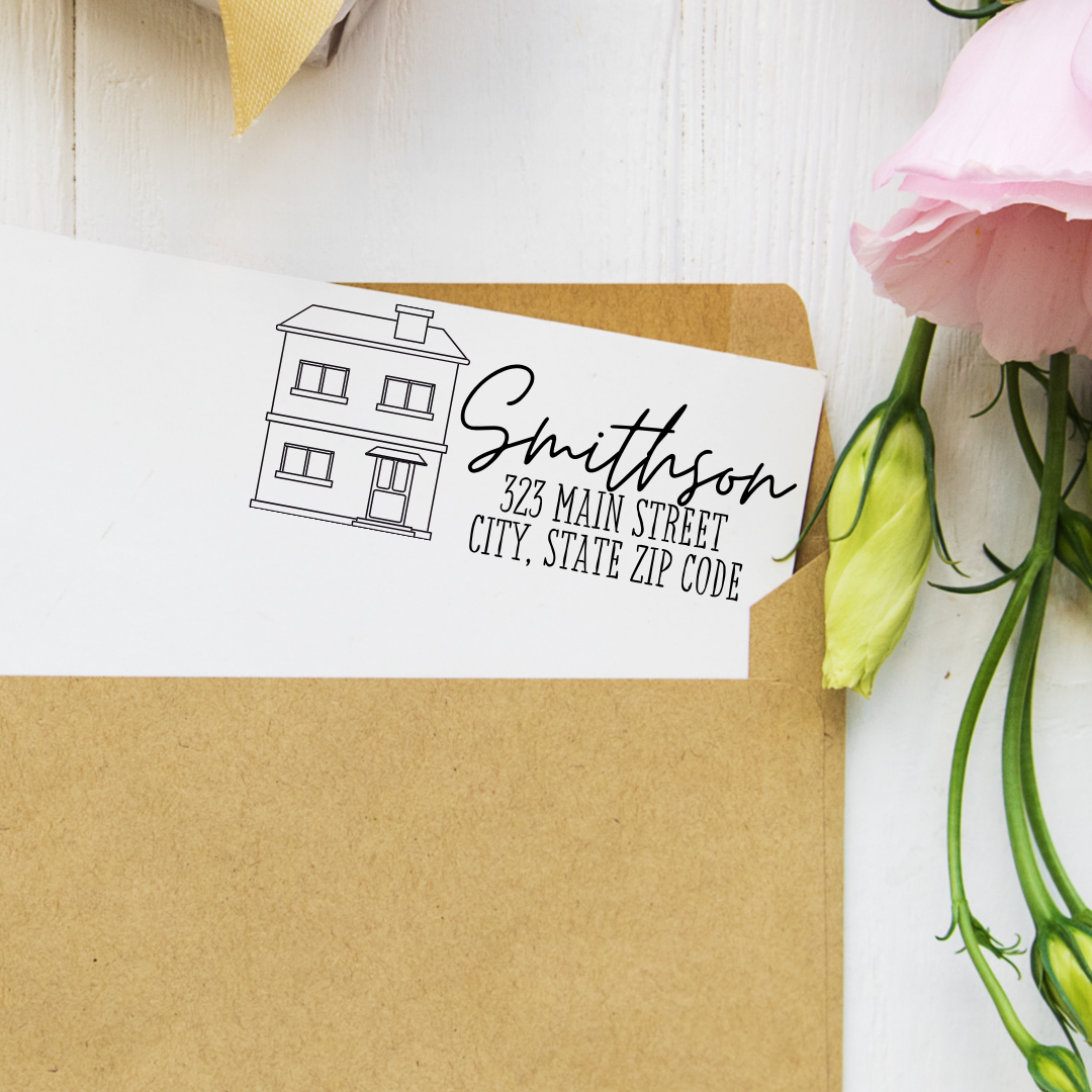 Personalized Home Self-Inking Return Stamp - NKIN