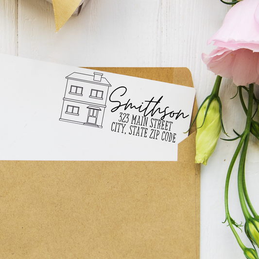 Personalized Home Self-Inking Return Stamp - NKIN