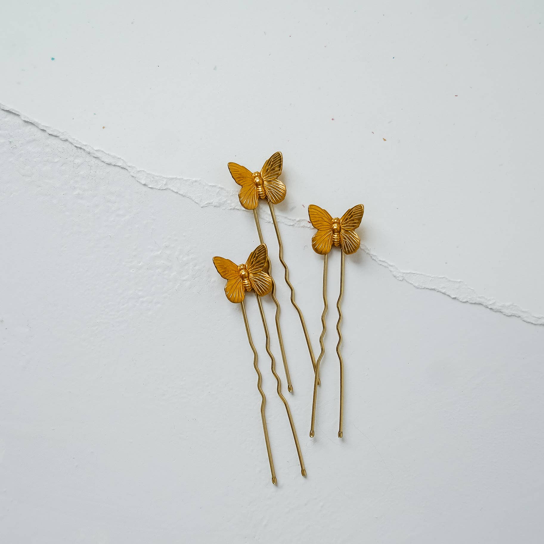 Tiny Butterfly Hair Pins - NKIN