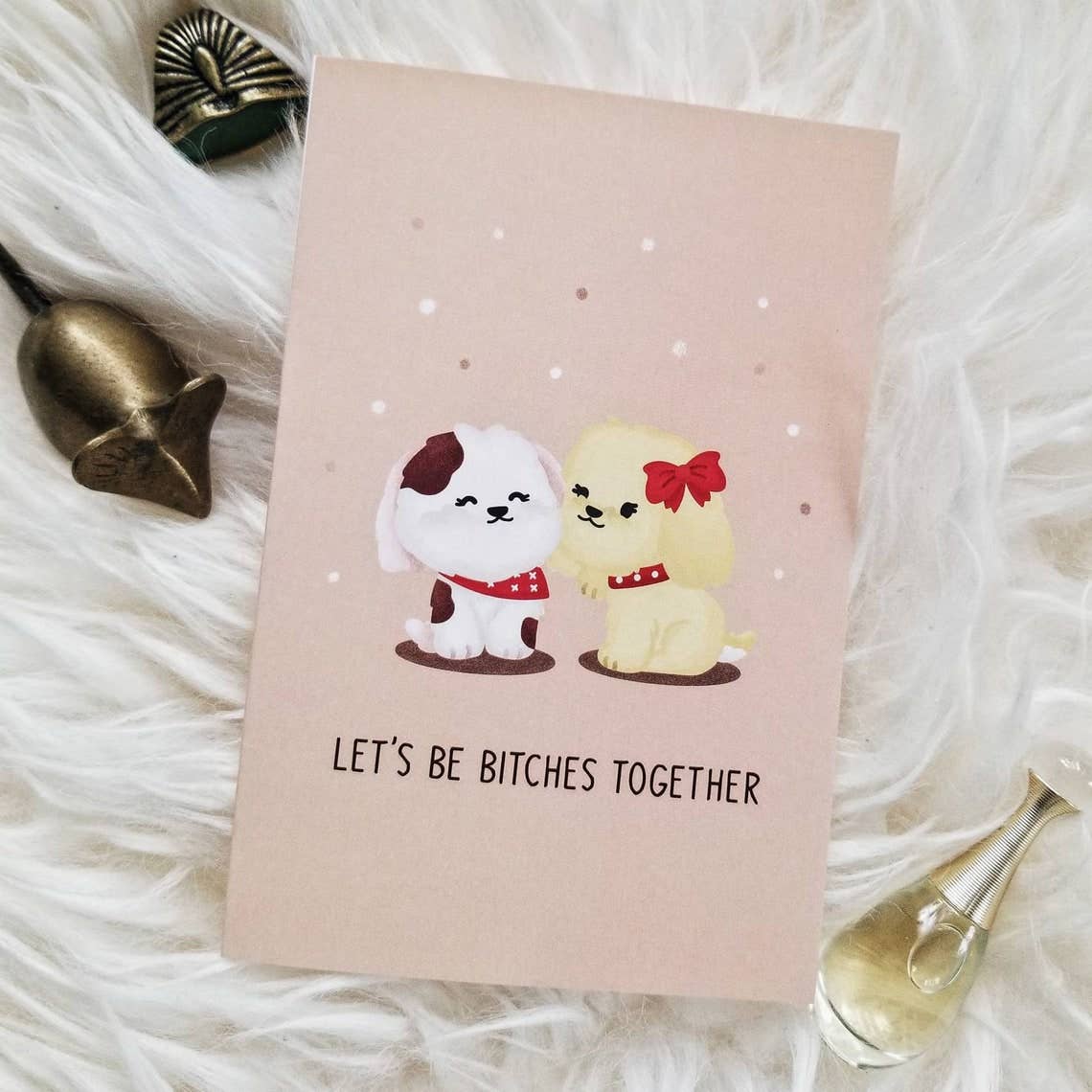 Funny Friend Card - Friendship Card - Bitches Together - NKIN