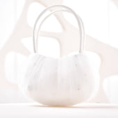 White Sparkle Tulle Hand Bag