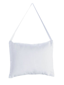 Plain White Canvas Ring Bearer Pillow