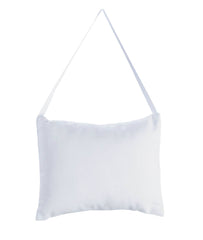 Plain White Canvas Ring Bearer Pillow - NKIN
