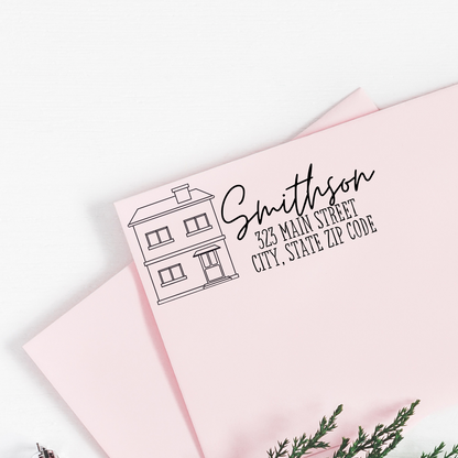 Personalized Home Self-Inking Return Stamp - NKIN