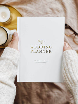 My Wedding Planner, White + Gold Foil