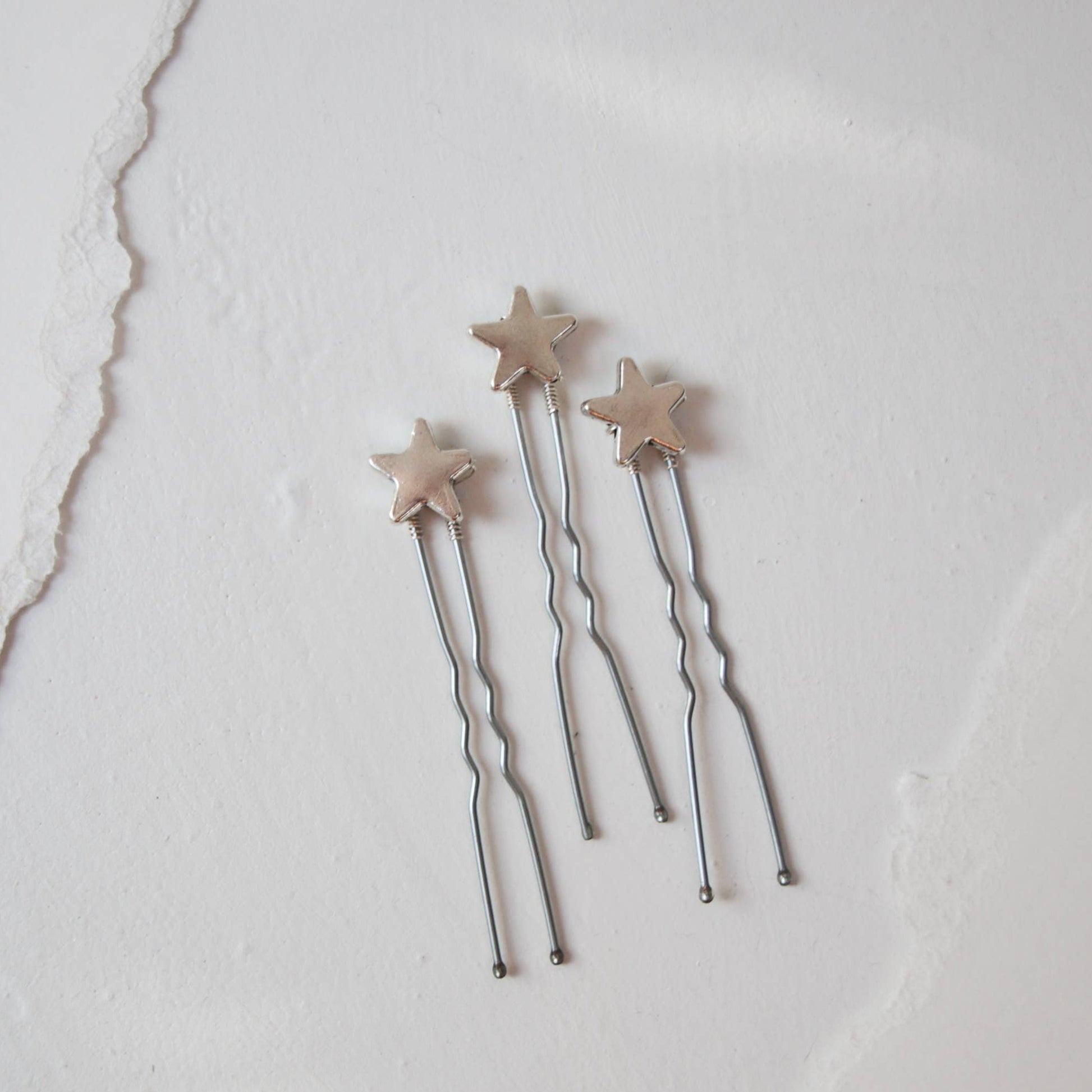 Antique Star Hair Pins (Set of 3) - NKIN