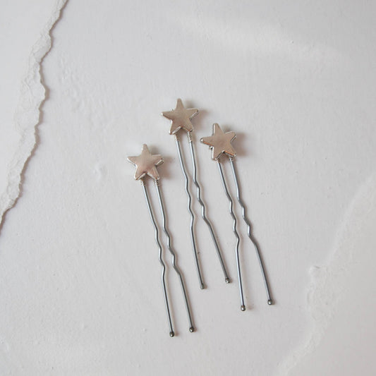 Antique Star Hair Pins (Set of 3) - NKIN