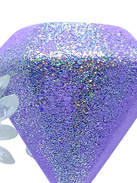 Lucy with Diamonds Glam Bath Bomb - Prosecco & Peach Nectar