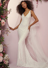 Tina by Rebecca Ingram Maggie Sottero (Size 12)